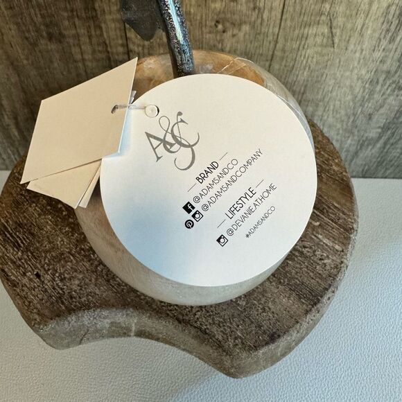 Rustic Wood Apple Home Decor FAST SHIP NEW - Picture 7 of 8